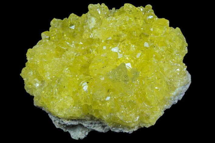 Sulfur Crystals on Matrix - Bolivia #84514
